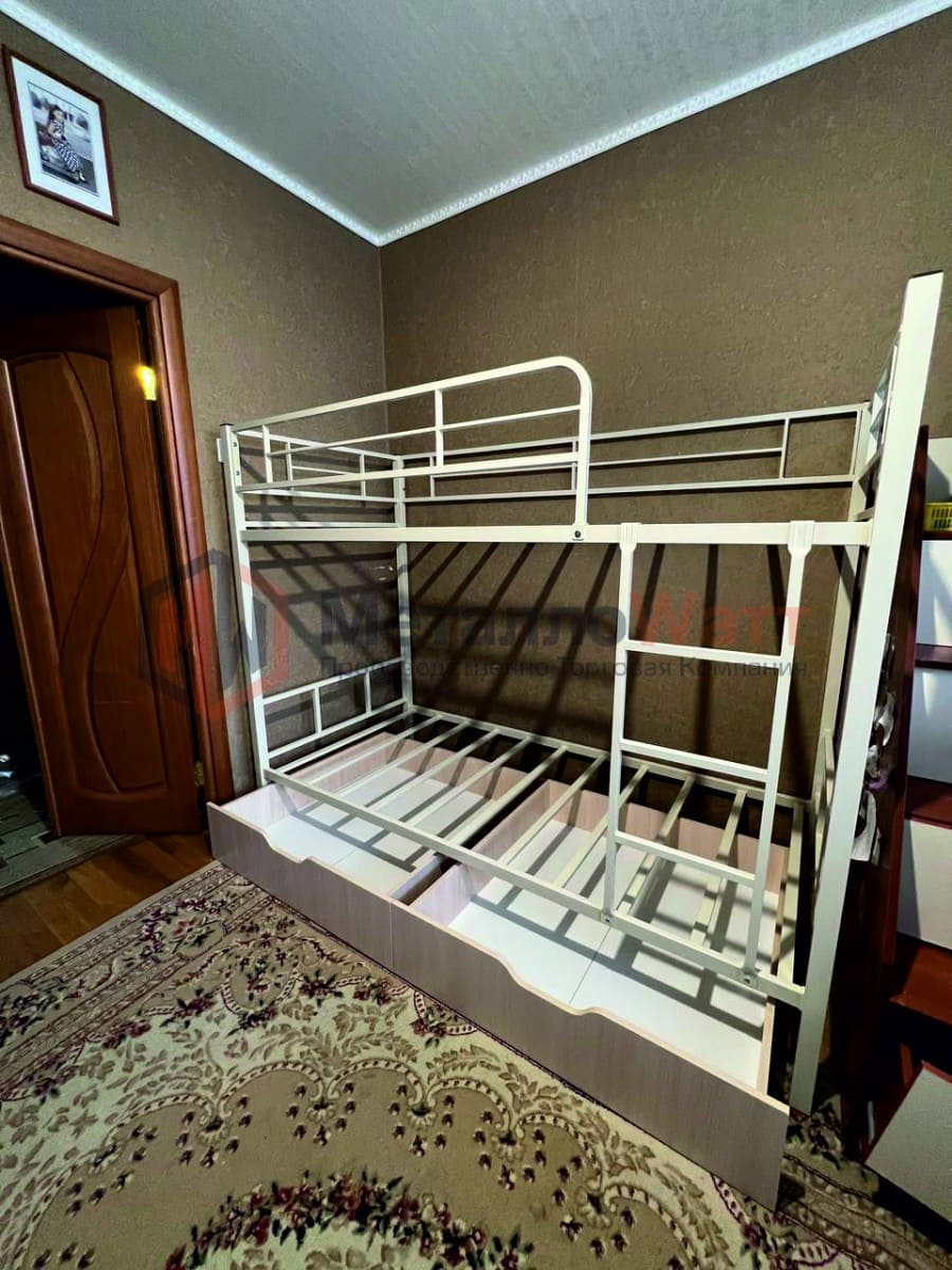 Двухъярусная кровать Севилья-2 белая
