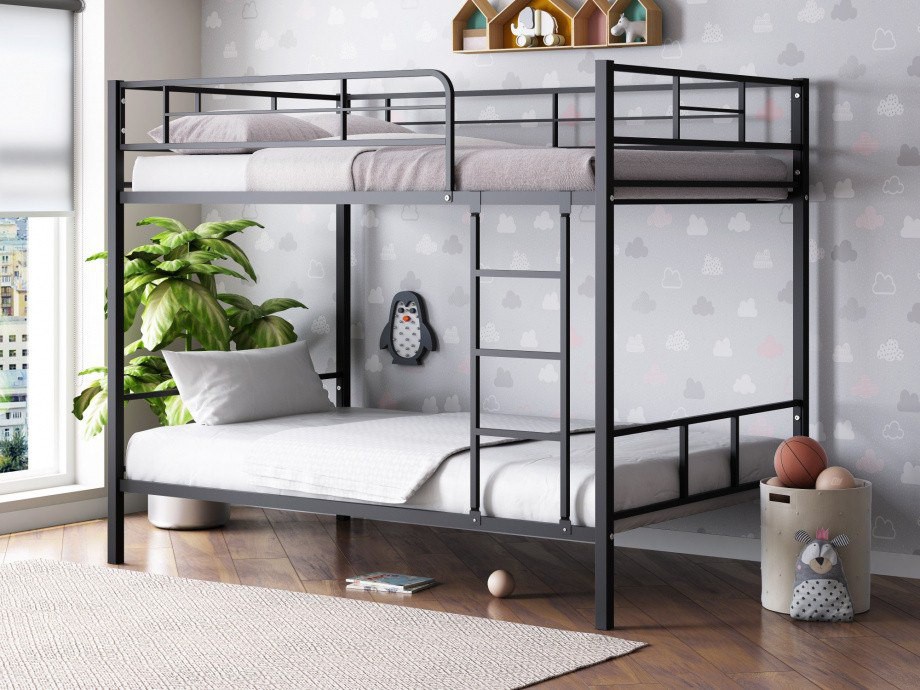 Двухъярусная кровать Севилья-120 черная