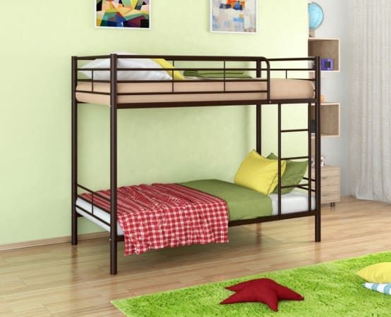 Двухъярусная кровать Севилья-3 коричневая