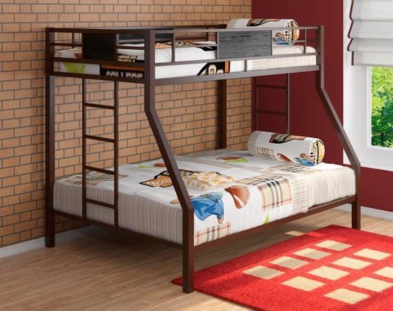 Двухъярусная кровать Гранада коричневая