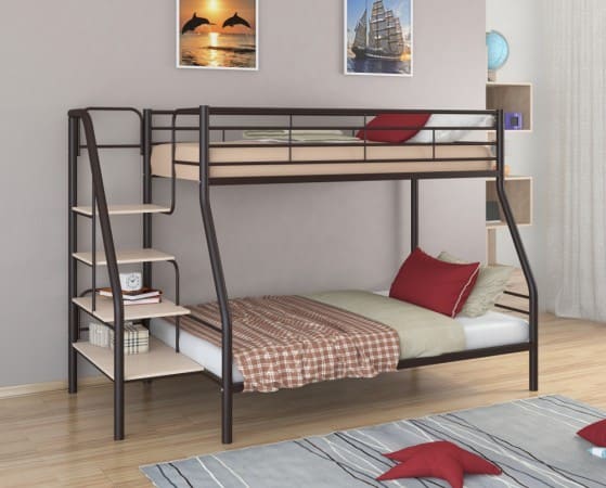 Двухъярусная кровать Толедо-1 коричневая